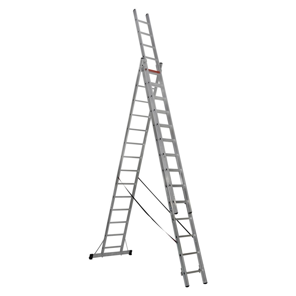 Трёхсекционная лестница 3x14 ступеней (арт. TS220)