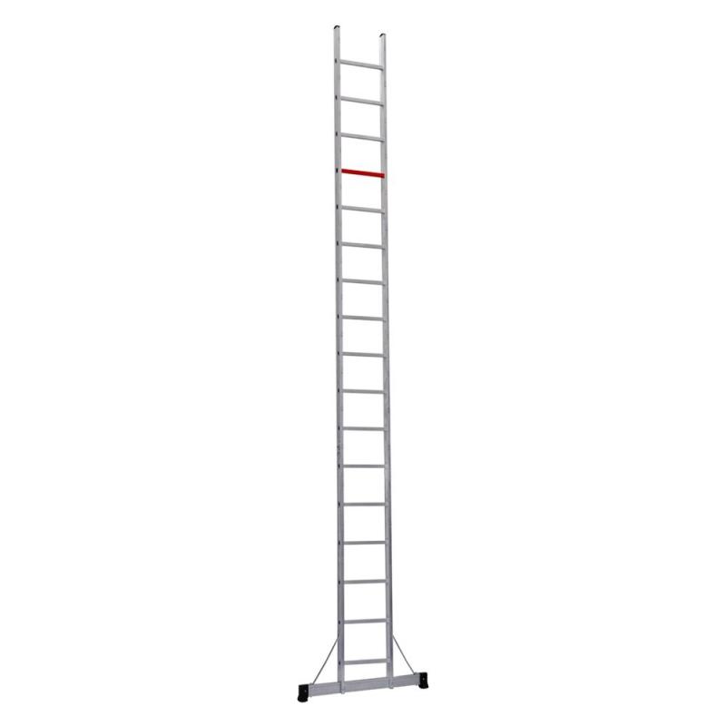 Односекционная алюминиевая лестница 17 ступеней (арт. Т0050)